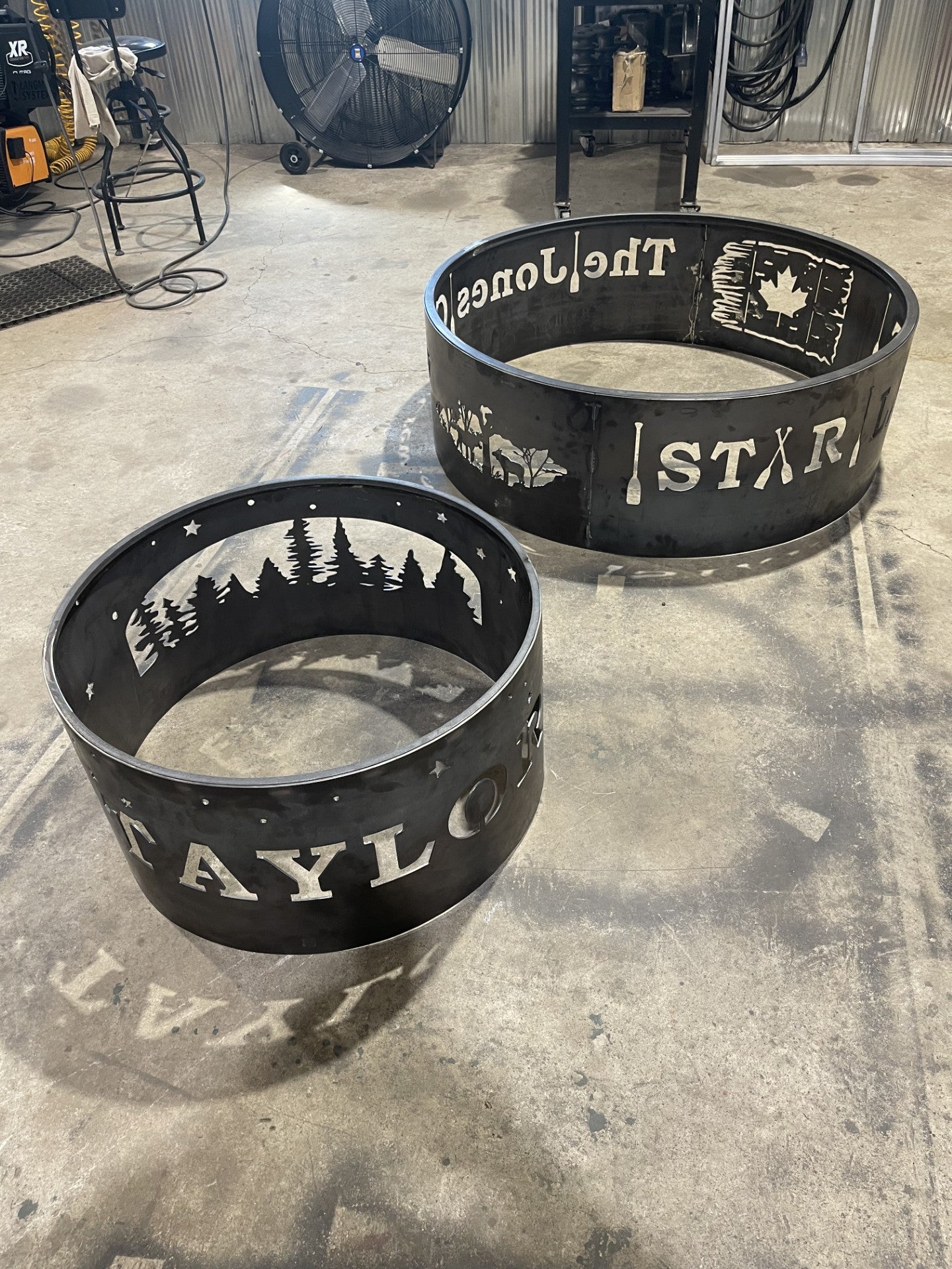 Custom fire pits